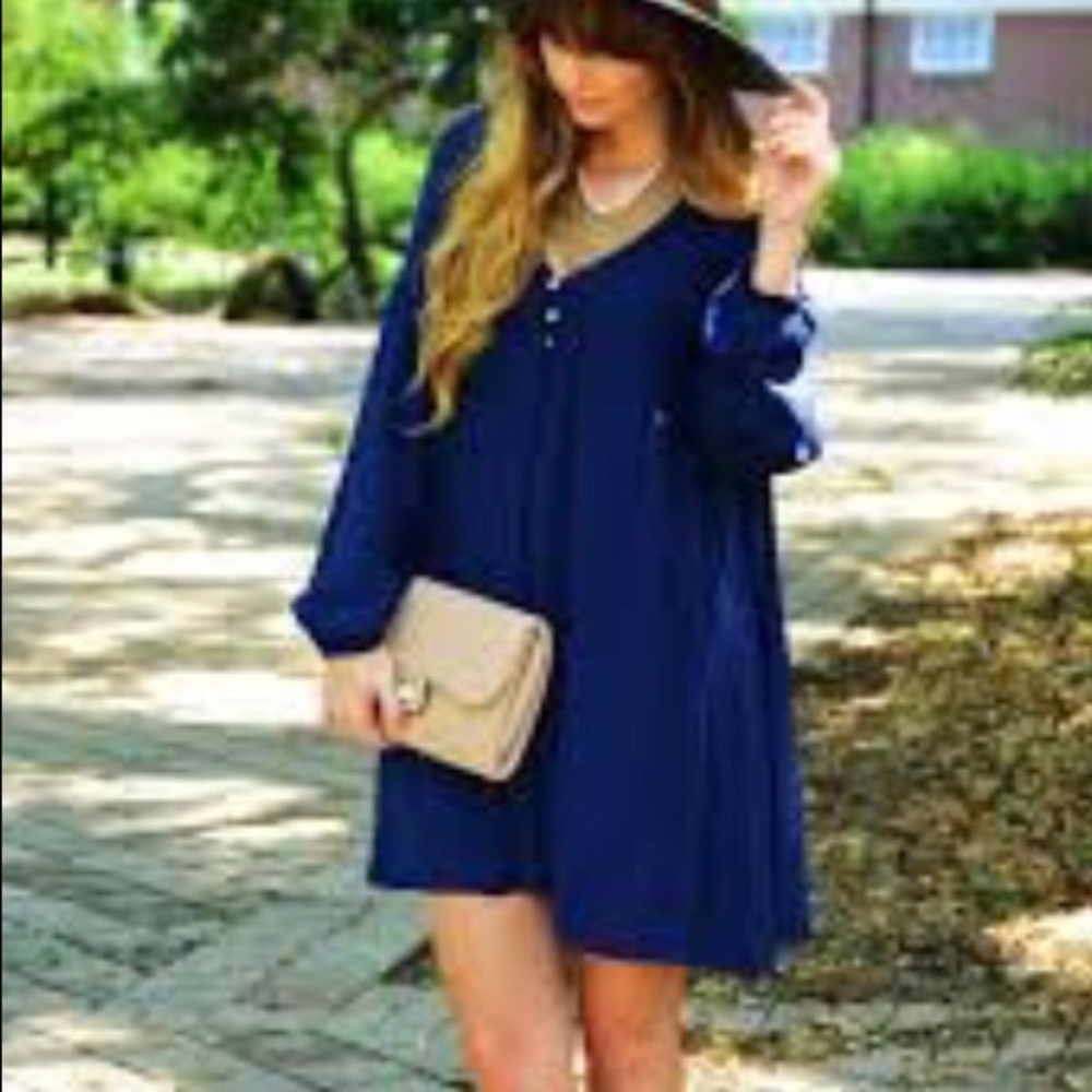 Blue dress